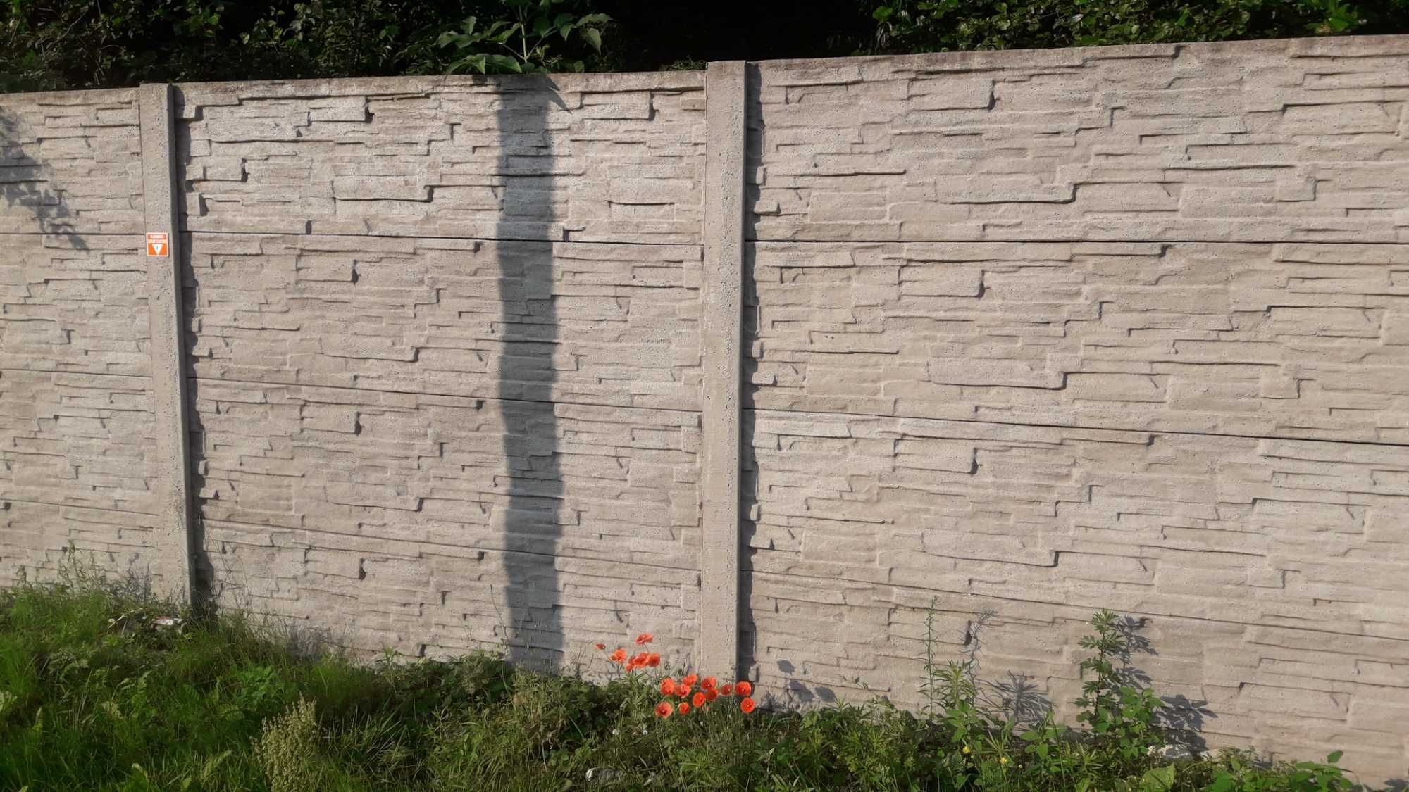 Ogrodzenie betonowe płyty betonowe płyty ogrodzeniowe płot