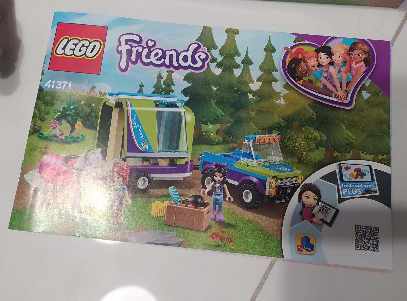 Zestaw Lego Friends przyczepa dla konia Mii