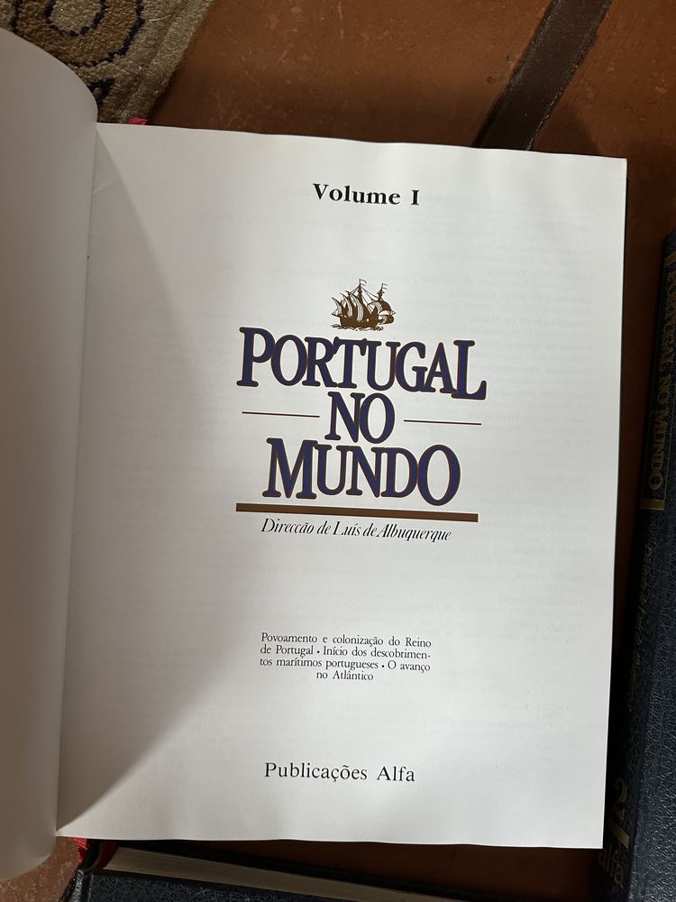 coleção livros Portugal no mundo. Direccão de Luís de Albuquerque