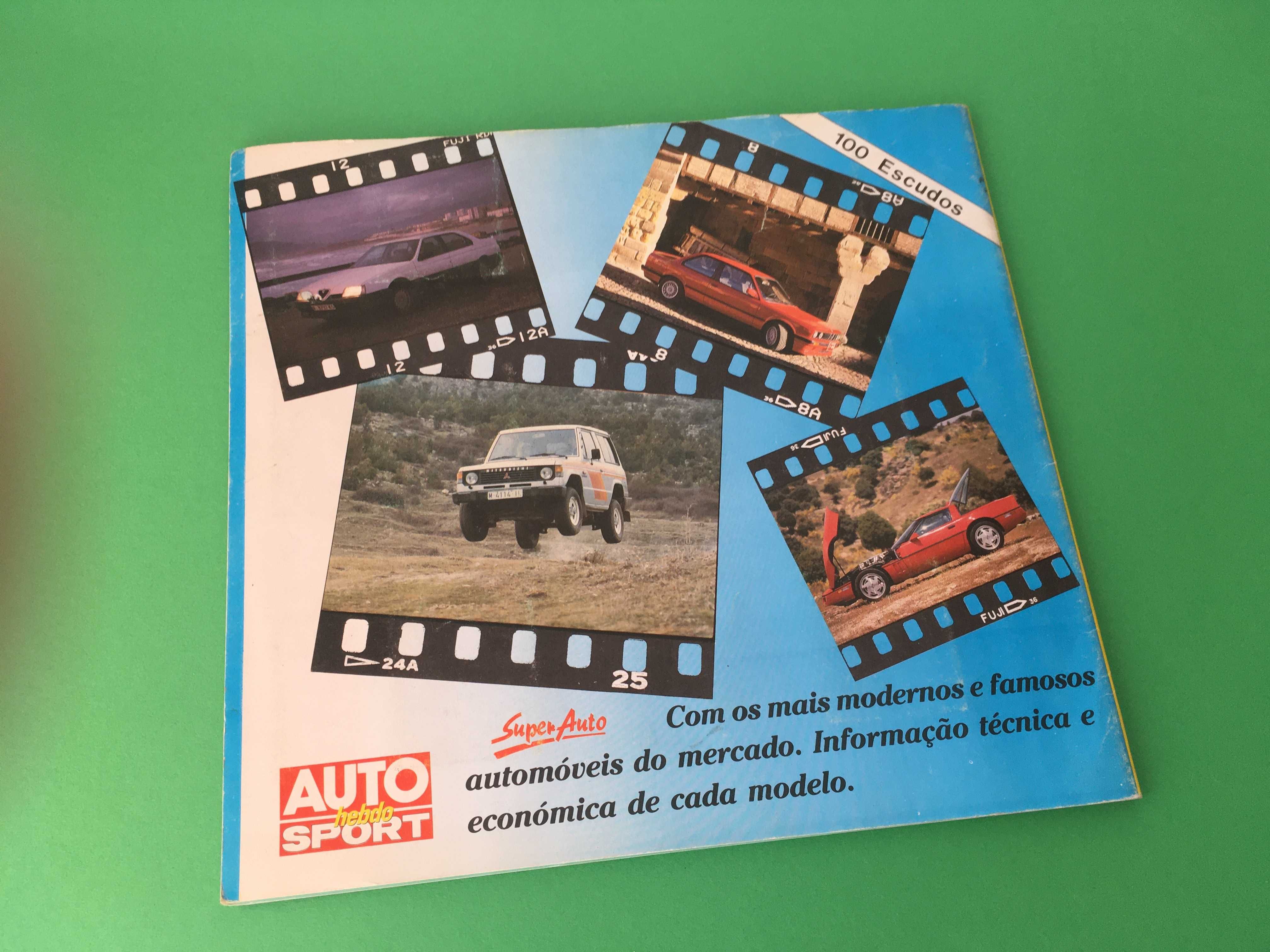 Rara caderneta de Cromos Super Auto Completa Anos 80