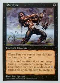 Magic the Gathering  - Paralyze  - 5th Edition