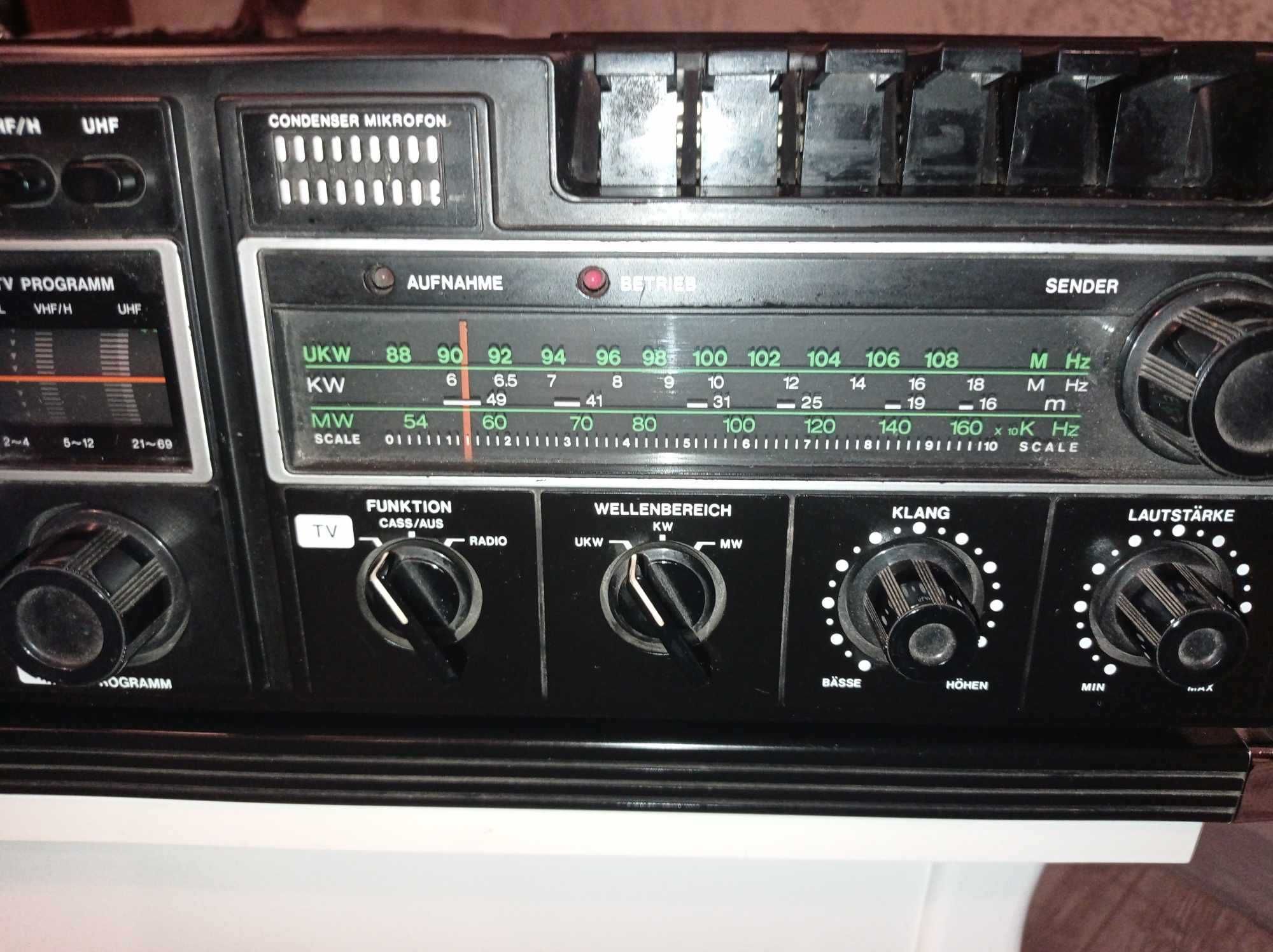 TV-Radio-Cassette ISP RCT-3014 Zabytek Sprawne