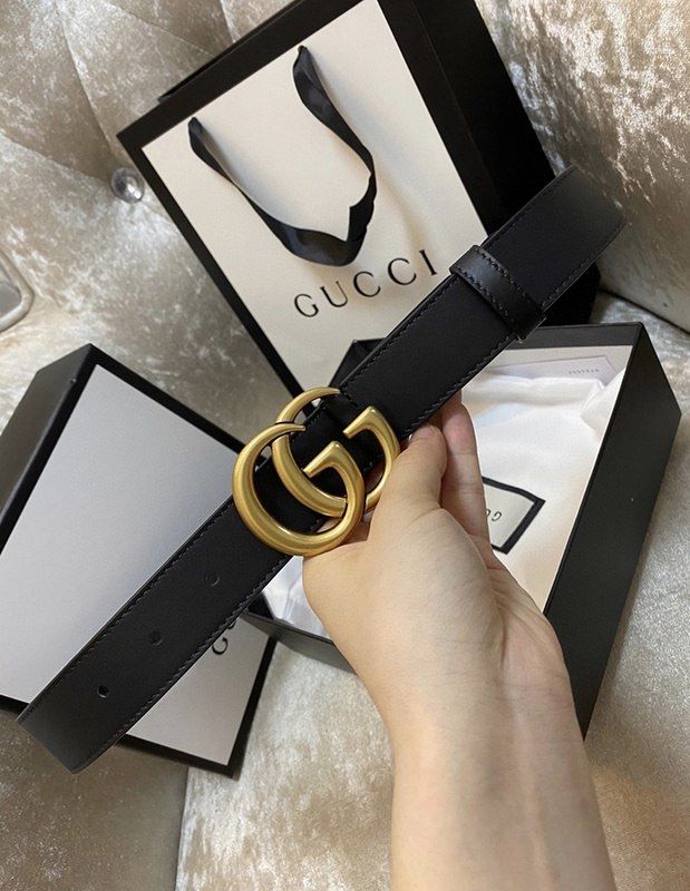 Pasek Gucci Złota Klamra