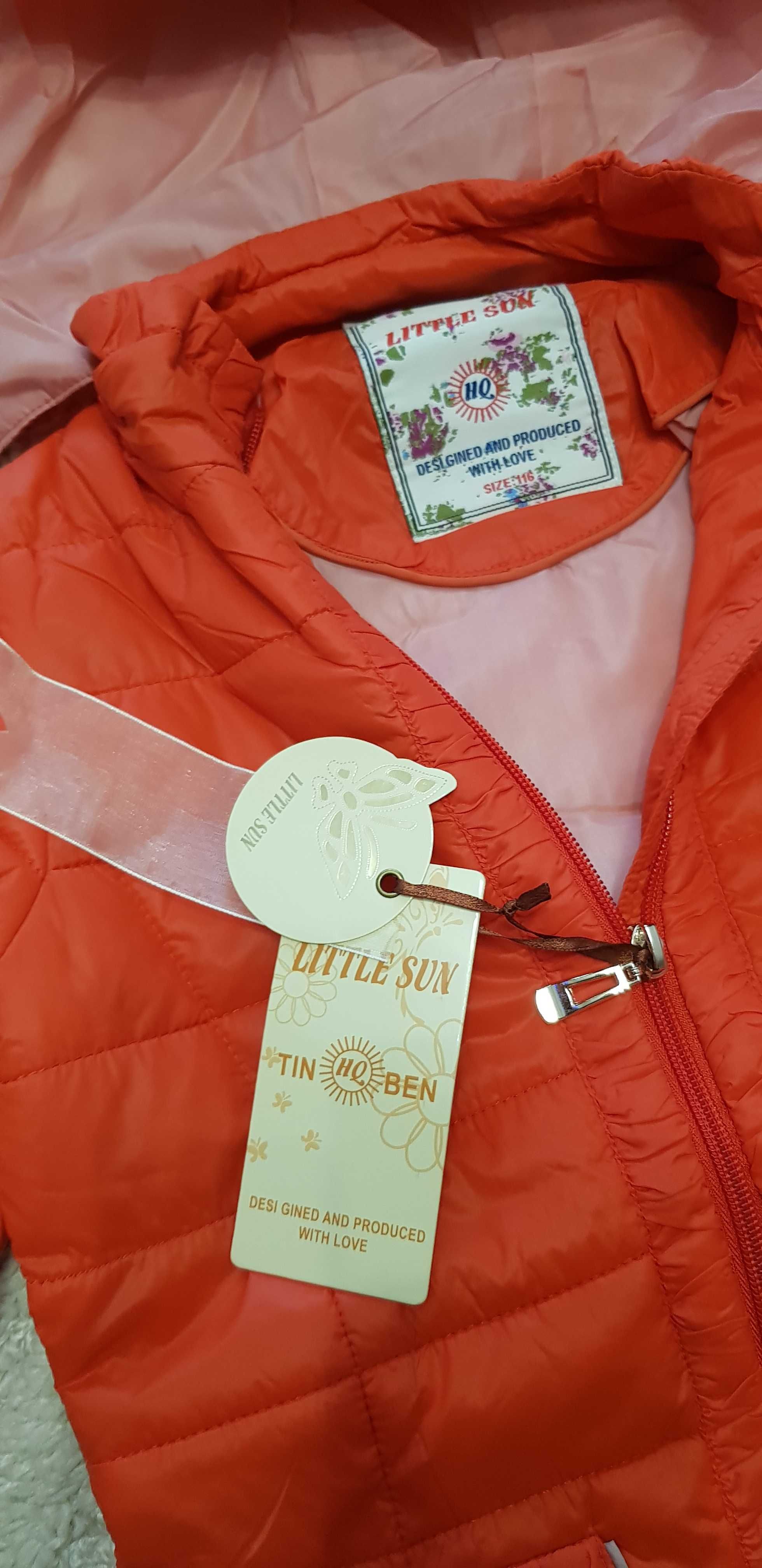 Kurtka jesienna Pepco dziewczęca Little Sun rozmiar 116