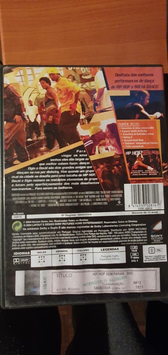 DVD Hip Hop Sem Parar