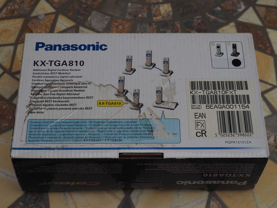 Telefon stacjonarny (słuchawka) Panasonic KX-TGA810