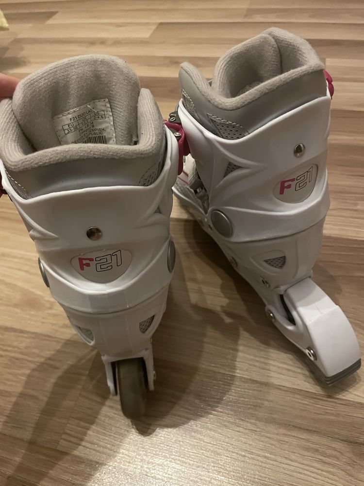 Rolki Łyżwy 2 w 1 Tempish F21 Duo Lady Rozmiar regulowany 33-36