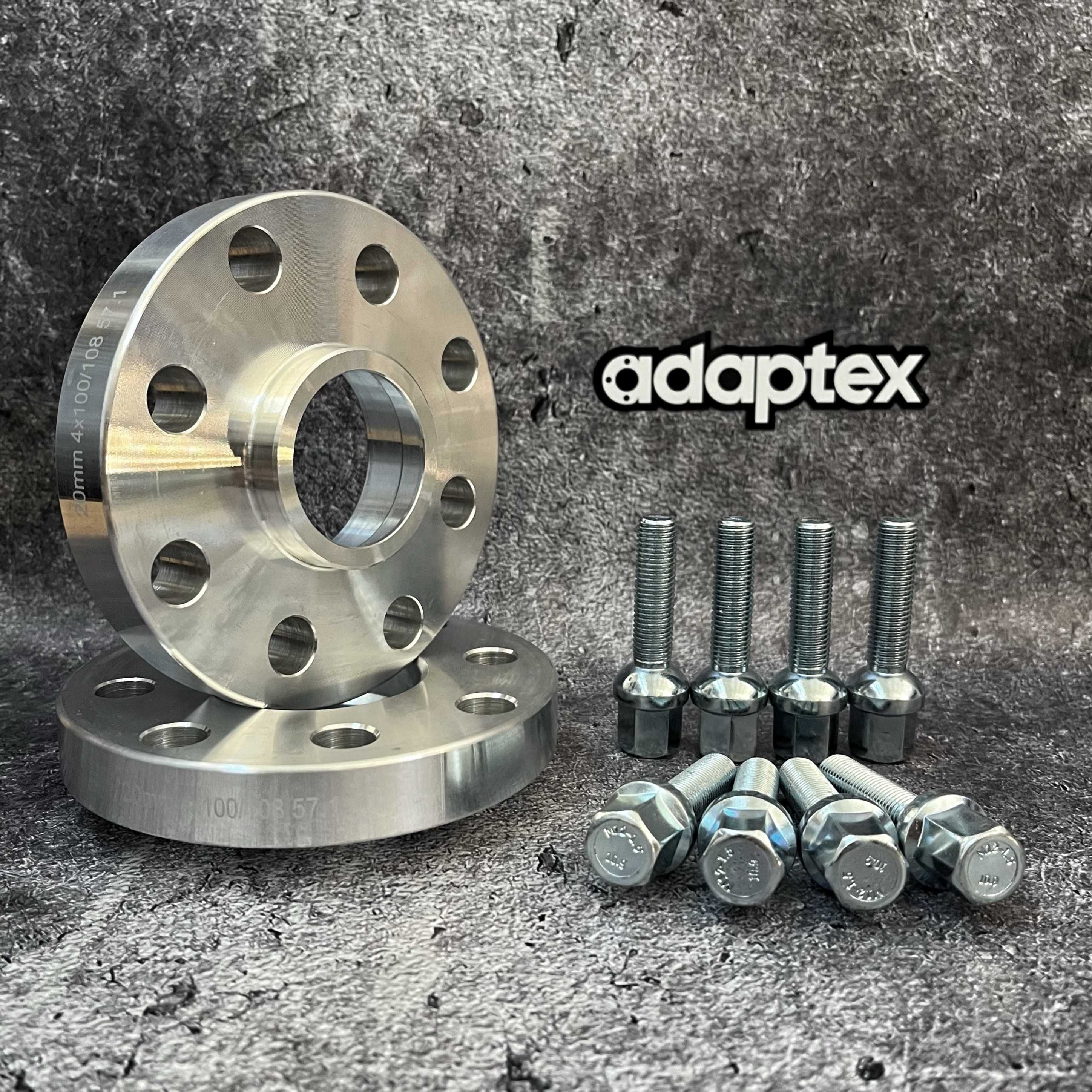 Проставки на колеса Audi, Seat, Skoda, VW 20мм PCD 4x100/108 DIA 57.1