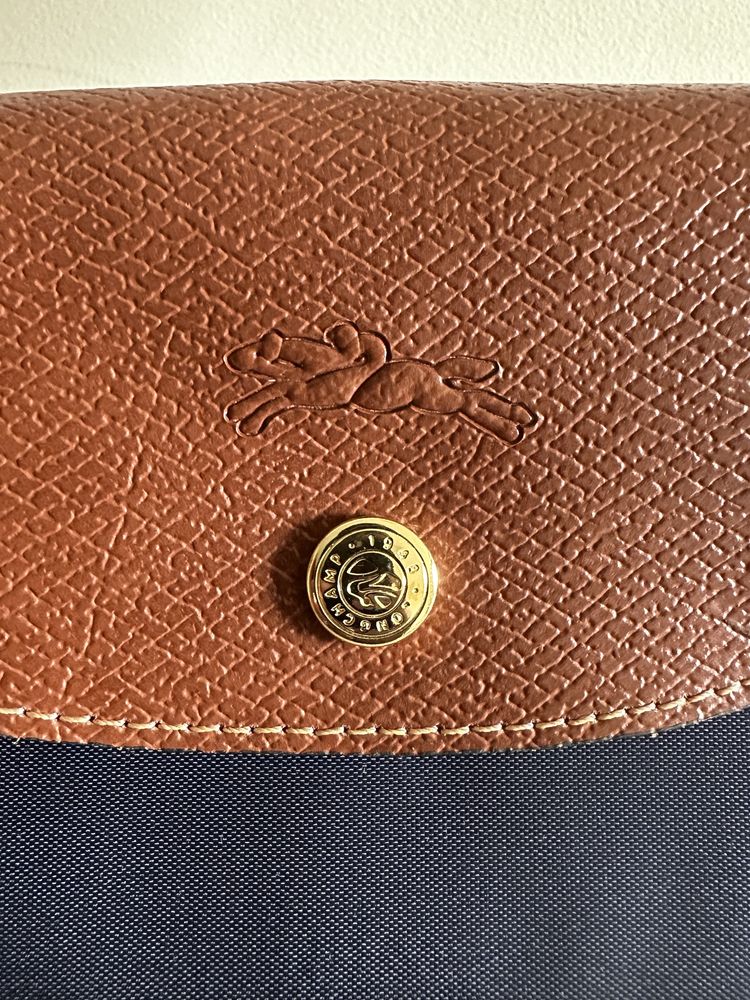 Mala Longchamp Le Pliage Azul Escura