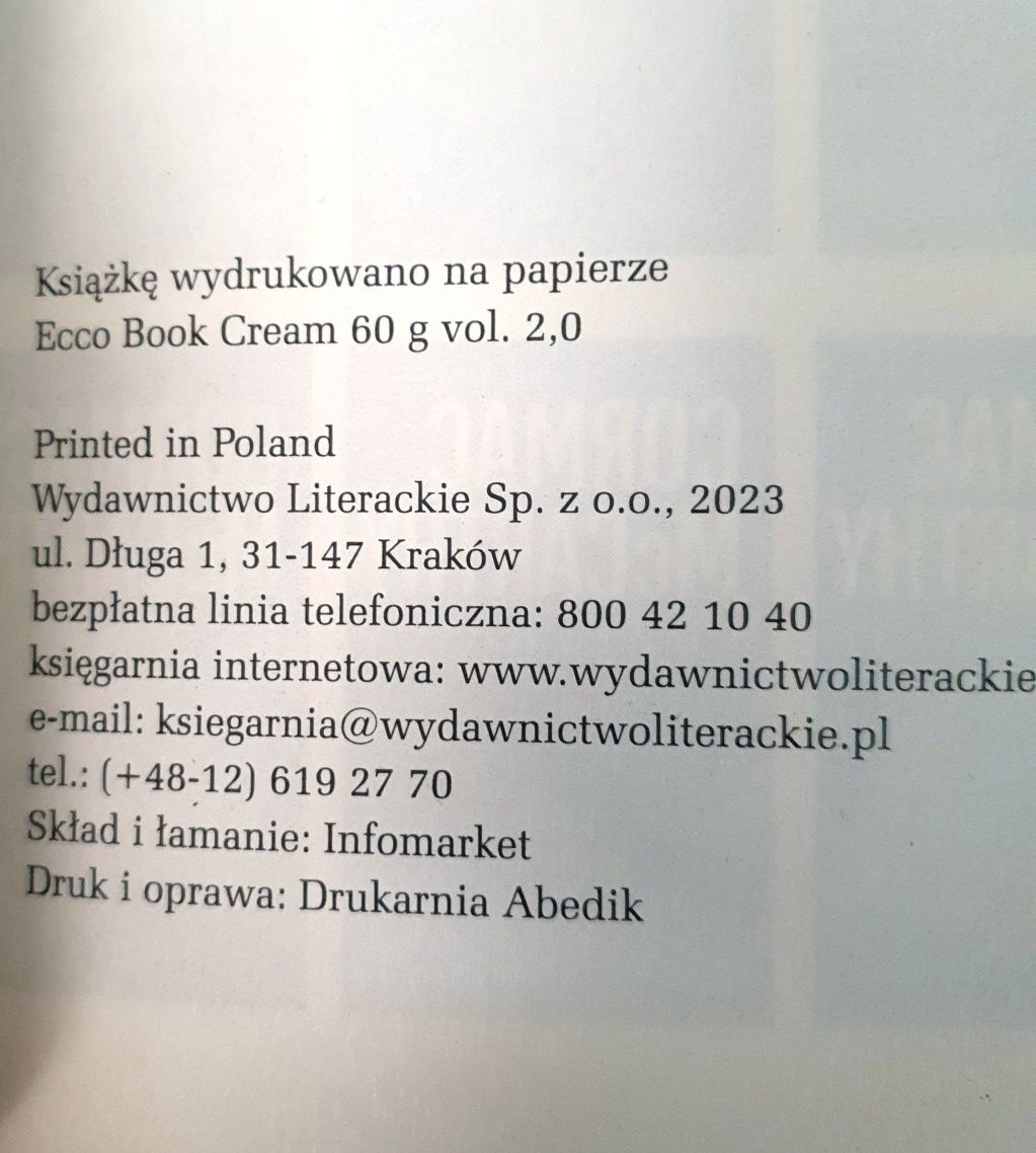 Pasażer. Cormac McCarthy. Wydawnictwo Literackie. Twarda. BDB