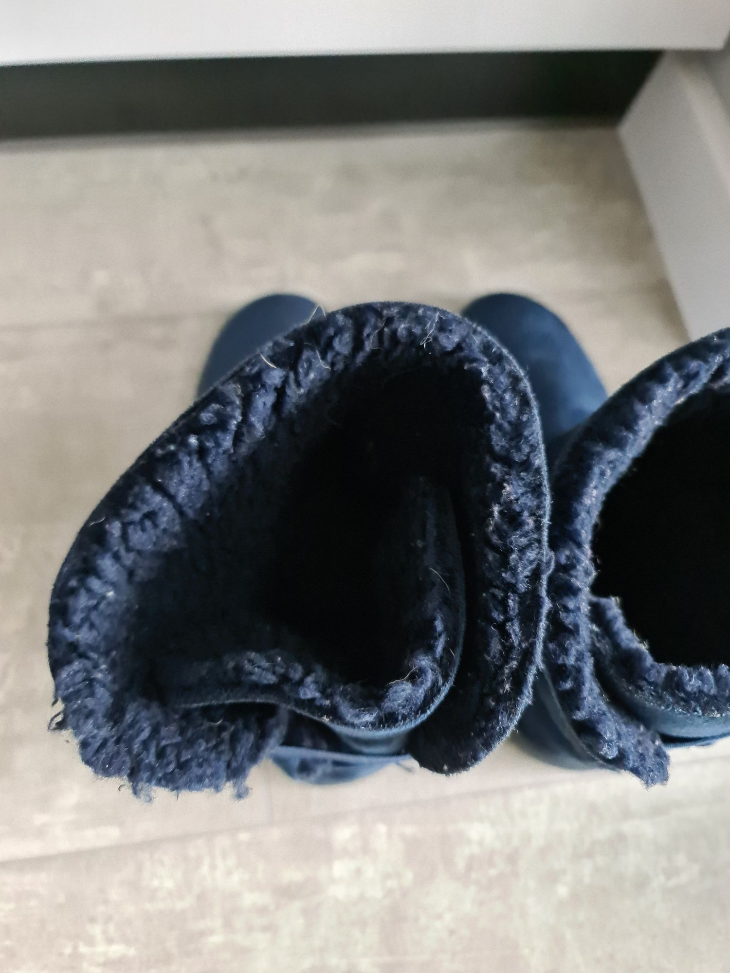 Śniegowce Eskimoski niebieskie r. 40 kozaki damskie