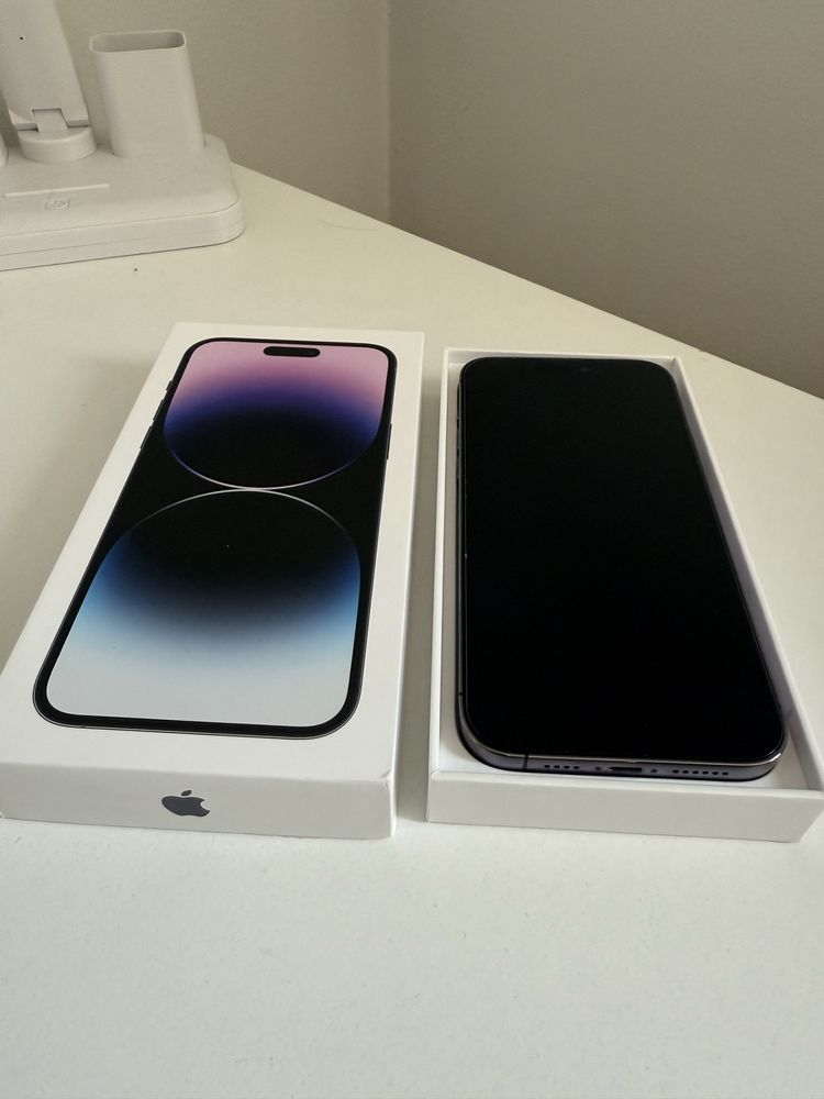 iPhone 14 Pro Max 512gb Deep Purple Idealny Oryg Bateria 92%