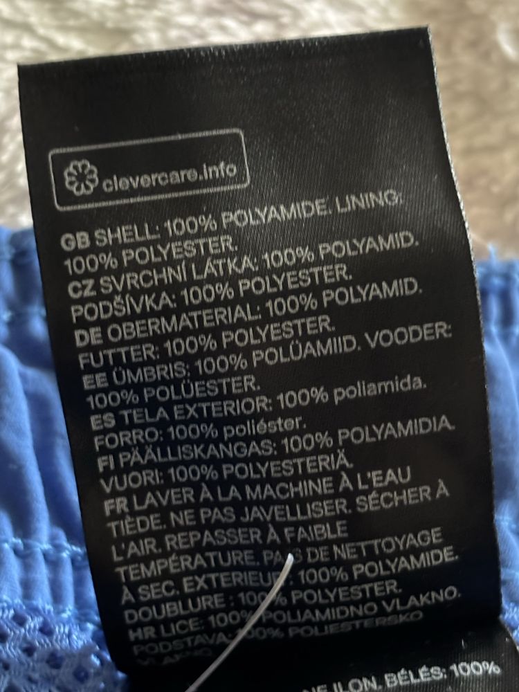 Шорти нові H&M синьо блакитного кольору