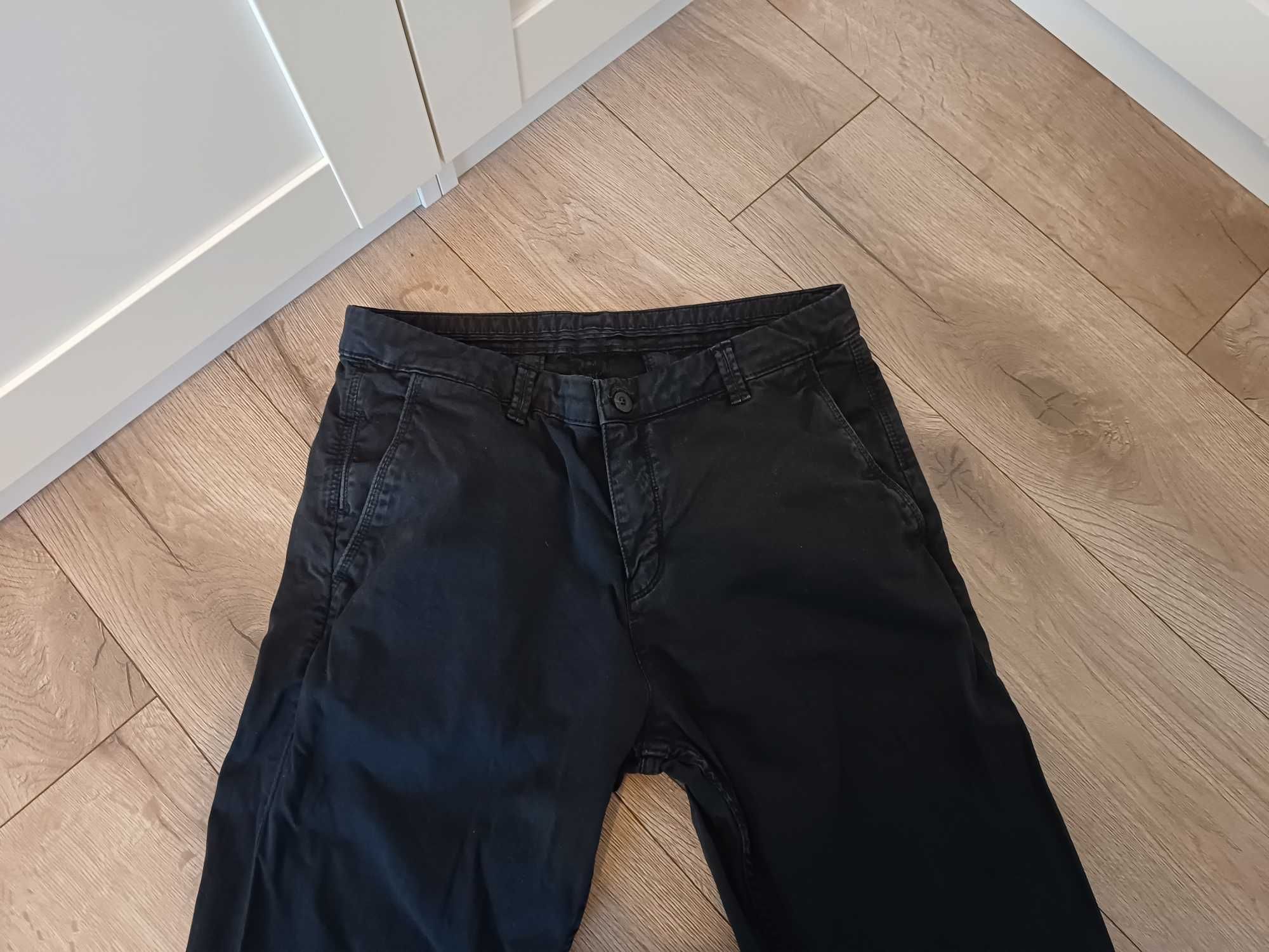 Zara spodnie czarne męskie rozmiar z metki 42, XL skinny