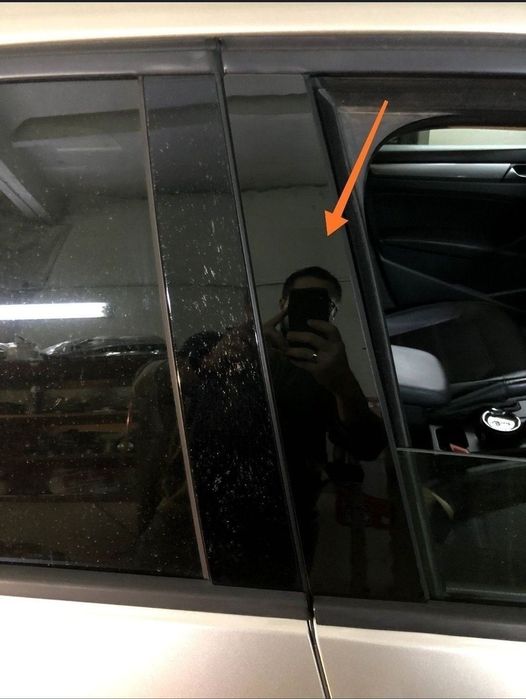 Накладки на стійки дверей Volkswagen Passat B7 NMS