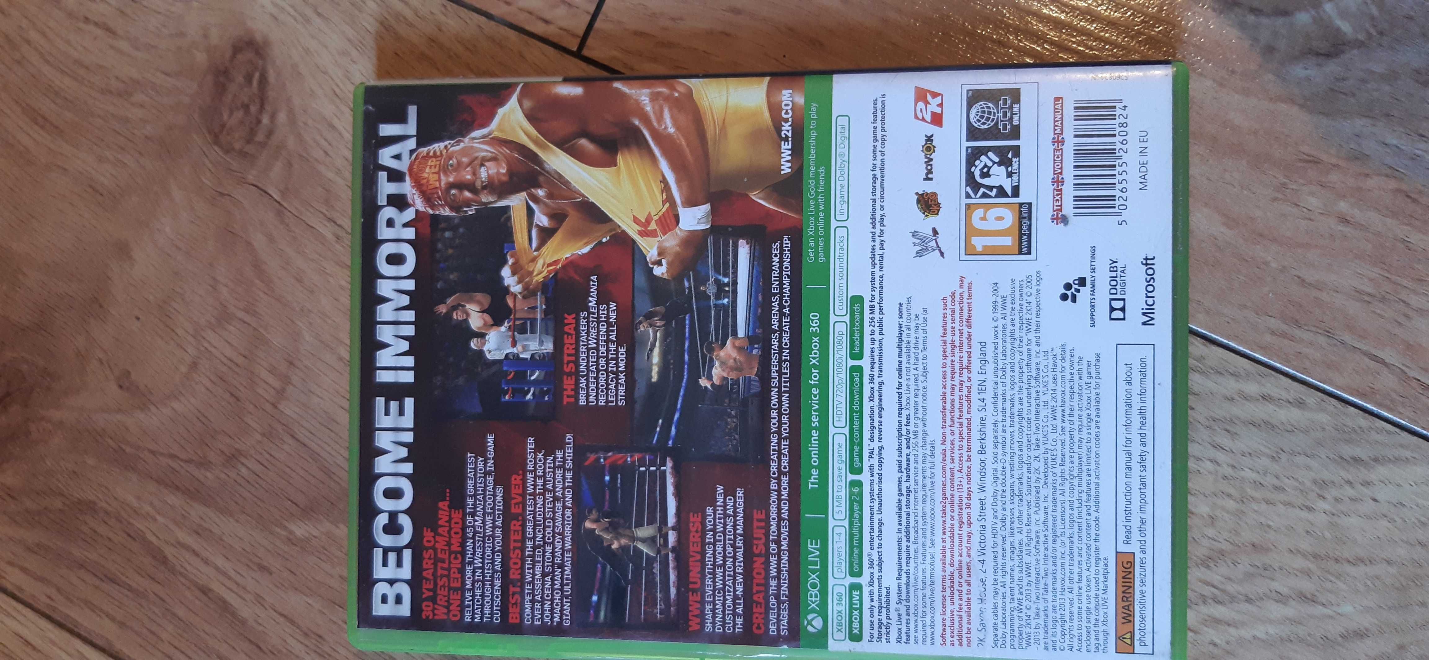WWE W2K14 wrestling XBOX 360