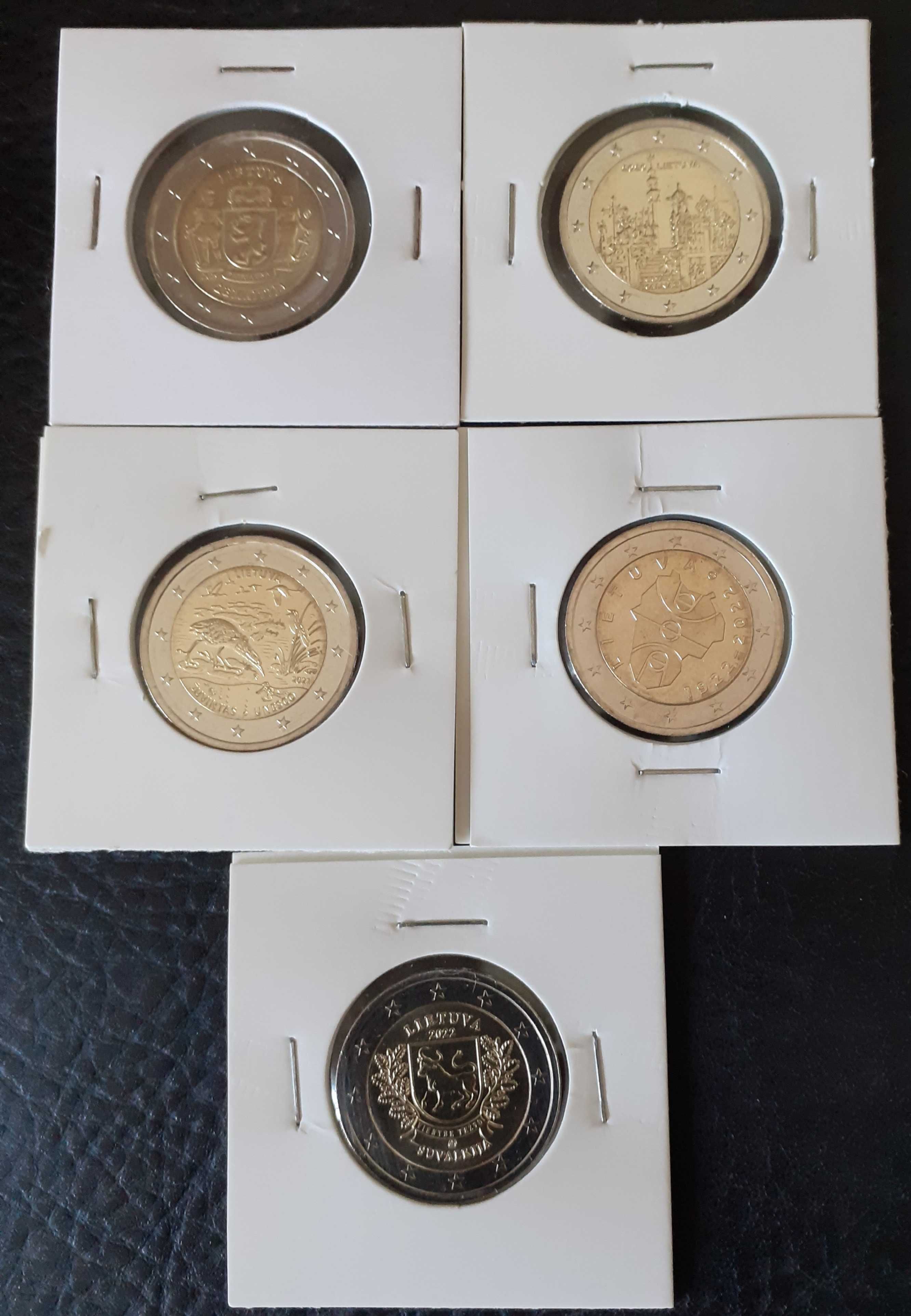 Moedas comemorativas UNC - 2 euro – LITUÂNIA