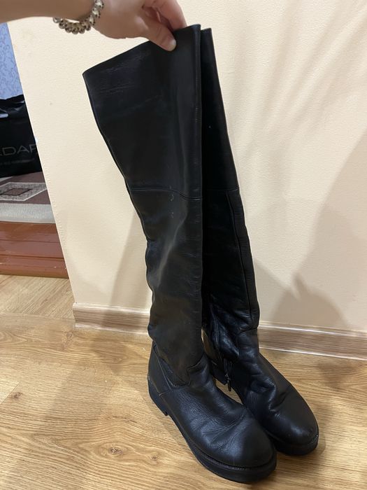 Чоботи зимові шкіряні 38 розмір