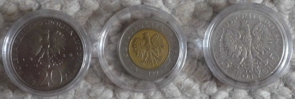 Kapsle fi 29,5 na monety Numizmatyka