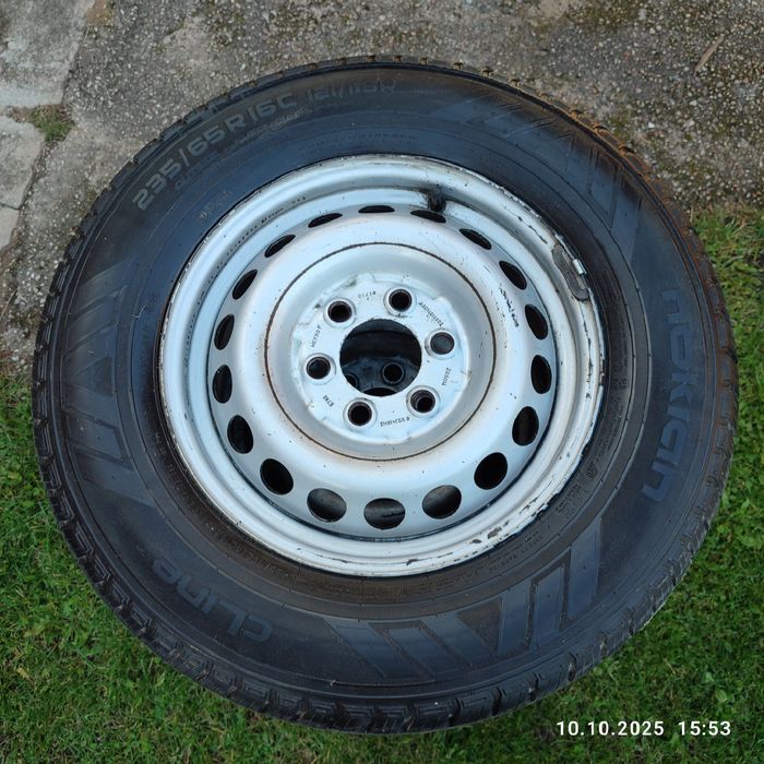 Opony 8mm i felgi  235/65/16 C 121/119R Komplet oponNokian CLine Letni