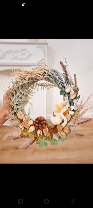 Wianki jesienne na drzwi