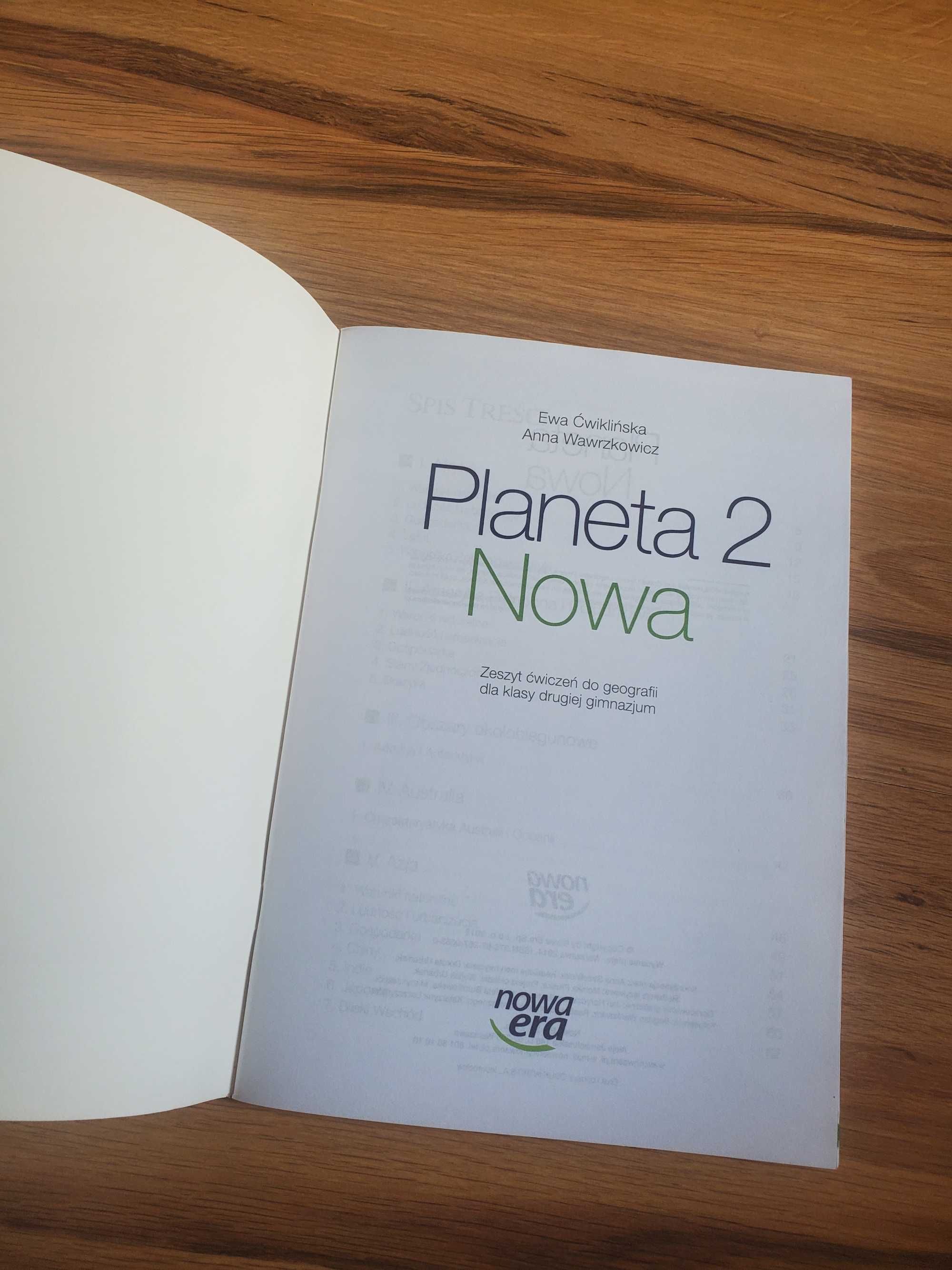 Planeta Nowa Dwa. Pomoc dydaktyczna Geografia. Nowa Era 2012. Nowe