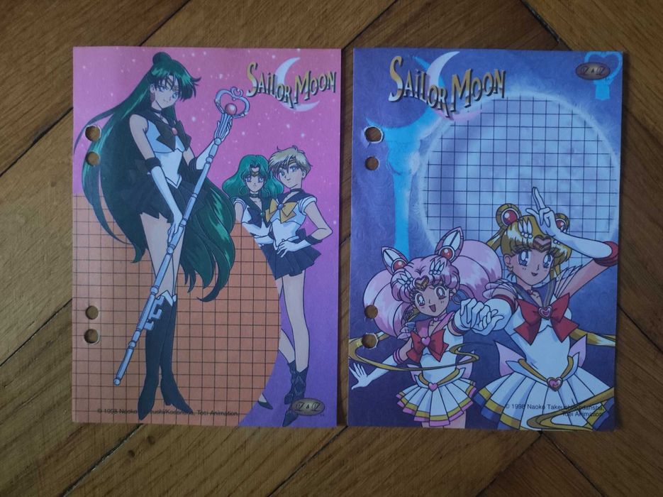 Karteczki - Sailor Moon - Czarodziejki z Księżyca - Lata 90.
