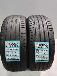 2 pneus semi novos 205-55-16 Michelin - Oferta dos Portes
