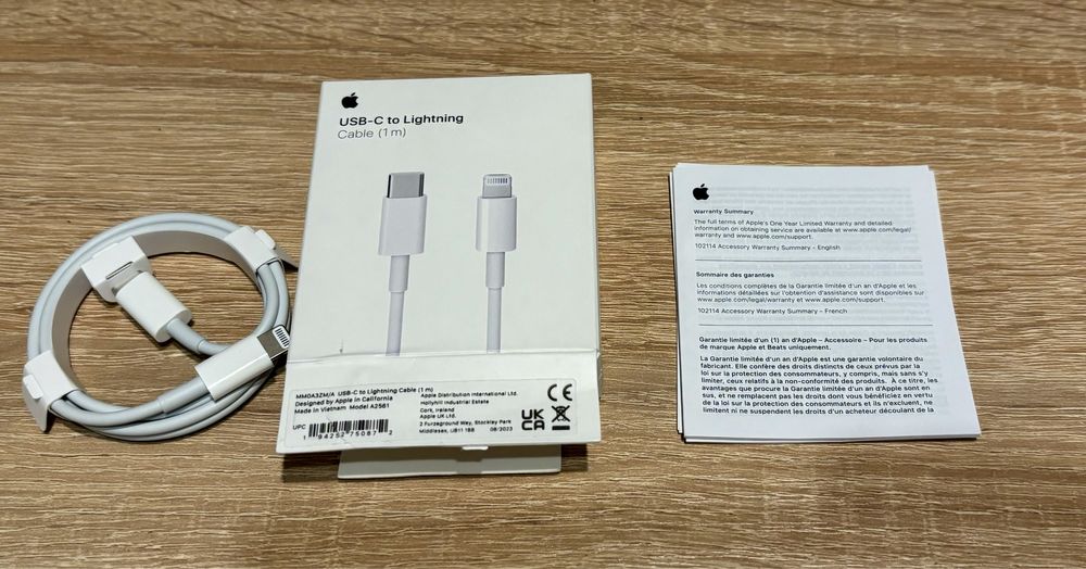 Kabel Apple USB C Lightning 1 m NOWY!