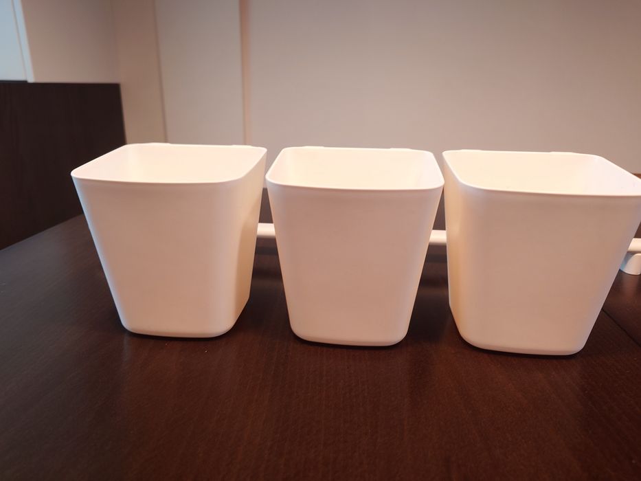 Listwa z pojemnikami, organizer nad biurko  IKEA SUNNERSTA