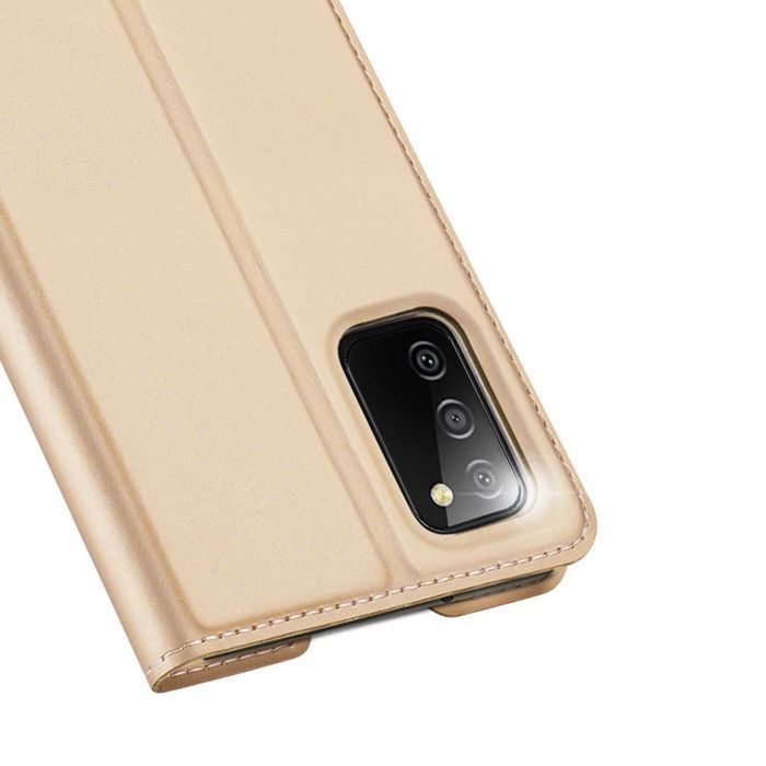 Dux Ducis Skin Pro kabura etui z klapką do Samsung Galaxy A03s złoty