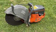 Pila spalinowa do ciecia betonu kostki Husqvarna K770 tarcza 350 mm