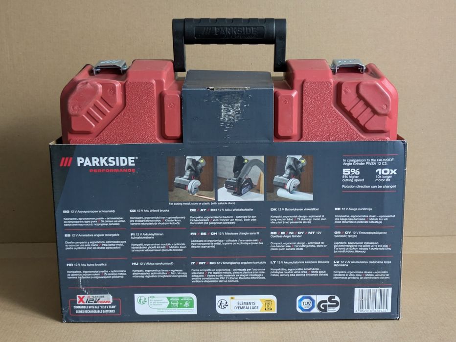 Parkside Performance akumulatorowa szlifierka 12V PPWSA 12 A1