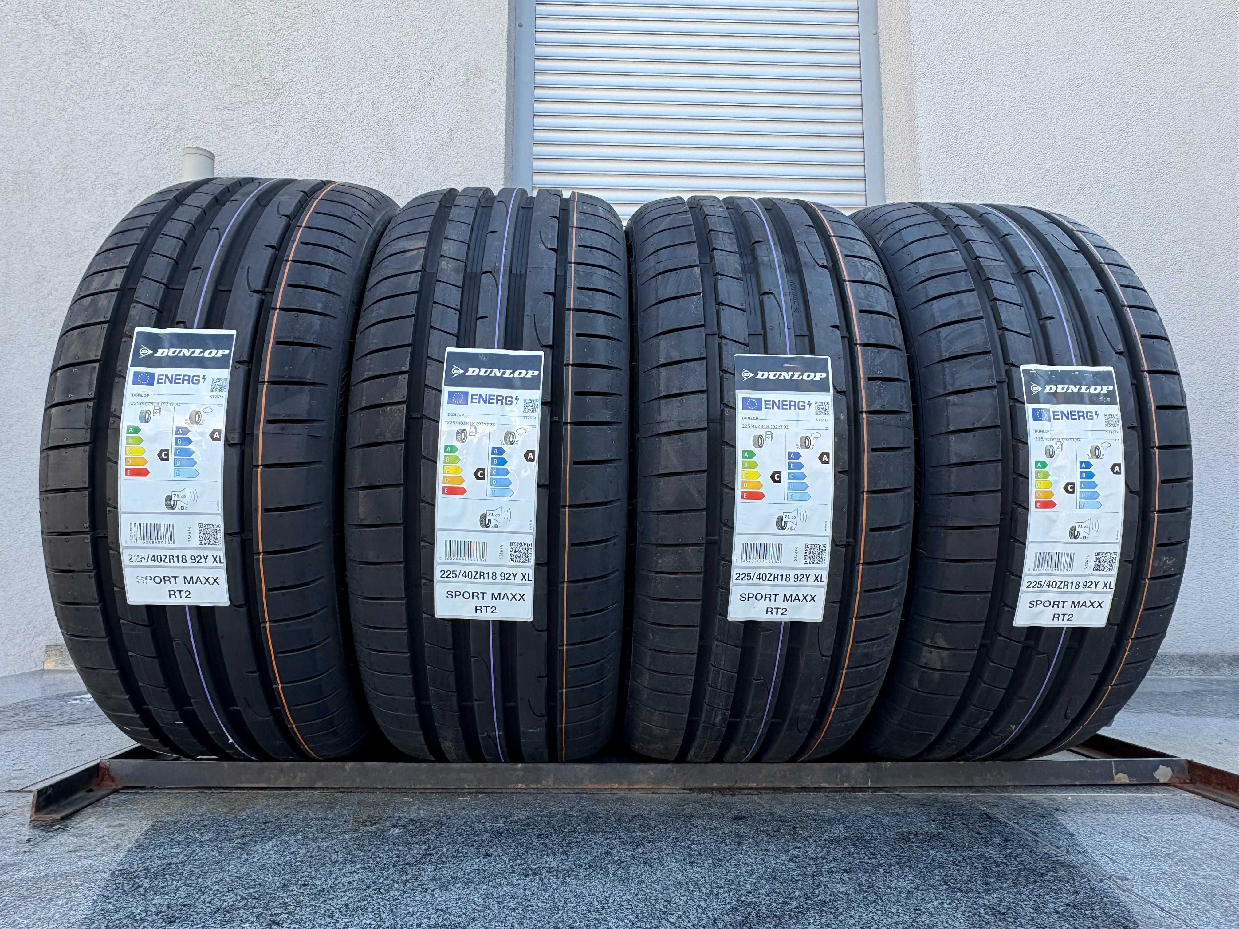 Letnia 225/40R18 Dunlop SportMaxxRT2 Prod. 2025 rok! C,A,71db gwa