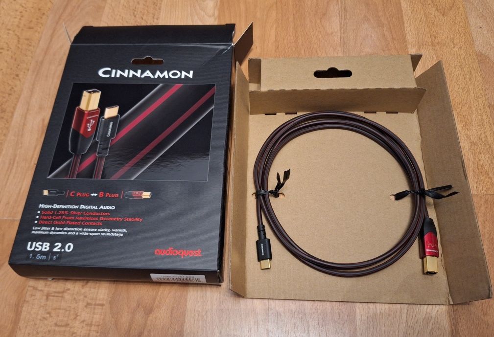 Kabel Audioquest Cinnamon USB-C USB-B 1.5m