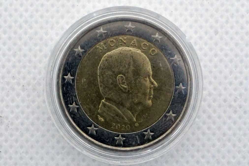 4 Moedas de 2 euros - Mónaco - Anos diferentes
