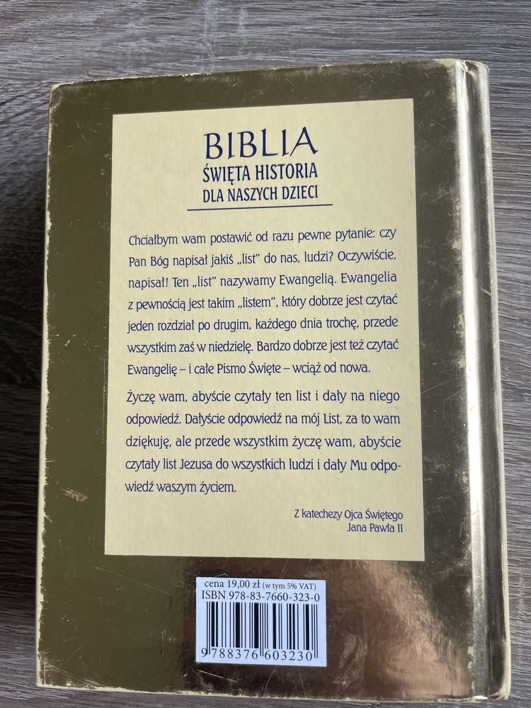 Biblia. Święta historia dla naszych dzieci