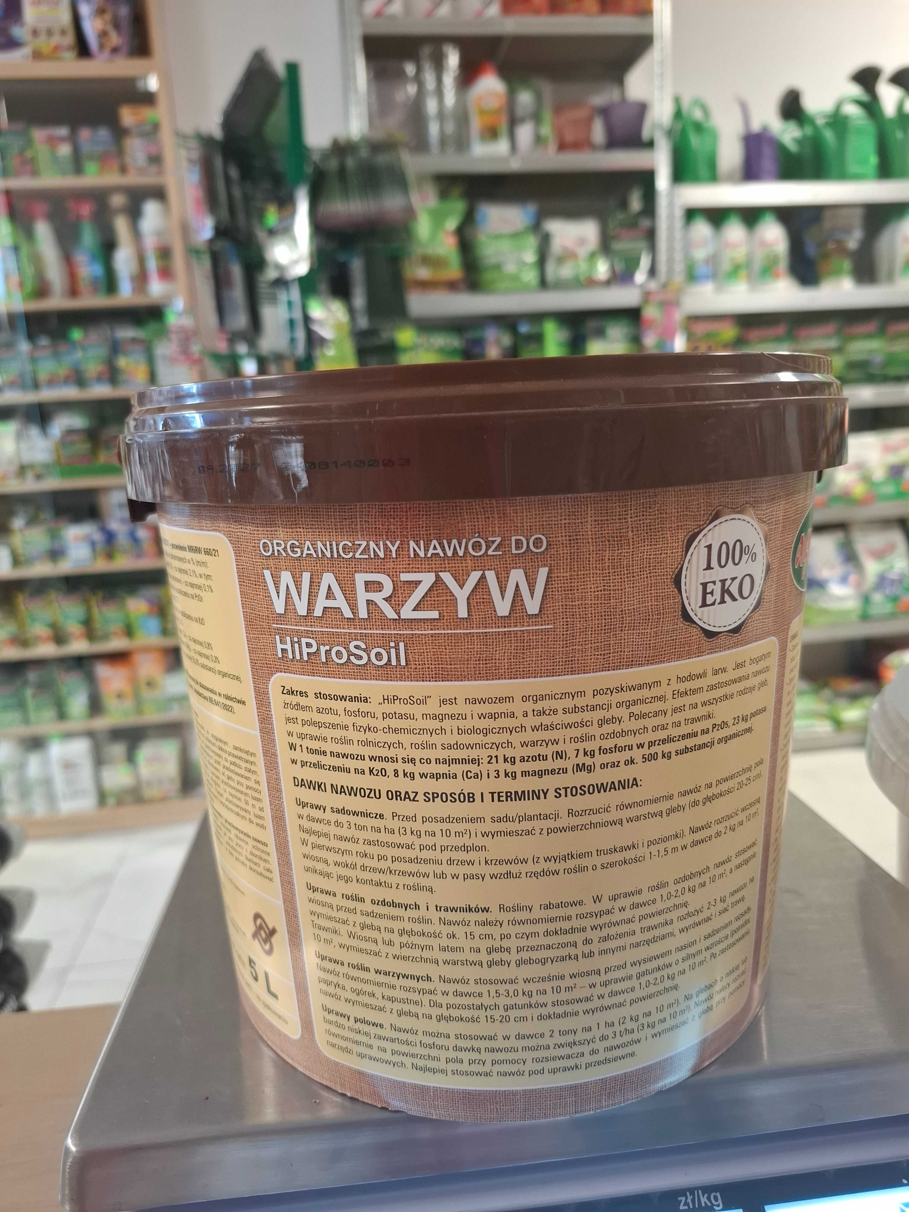 AGRECOL 5L HIPROSOIL Nawóz organiczny do warzyw