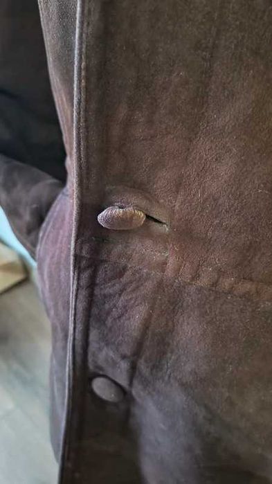 kożuch męski vintage prl z czapką