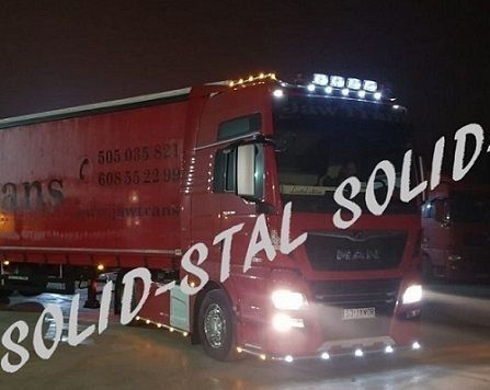 Orurowanie DOLNE / RAMA POD ZDERZAK Man Tgx Euro 6