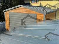 NOWOŚĆ garaż blaszany dach blacha na RĄBEK garaże blaszane PRODUCENT