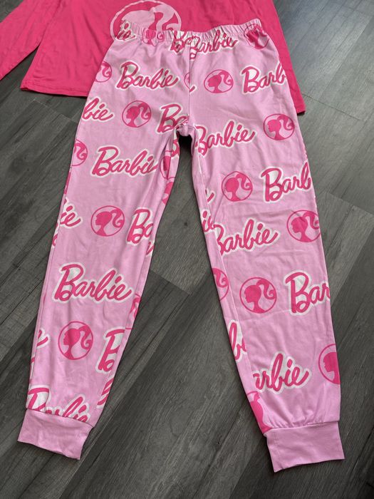 Primark Barbie 8/9 lat 128-134 cm komplet rożowa piżama dziewczęca