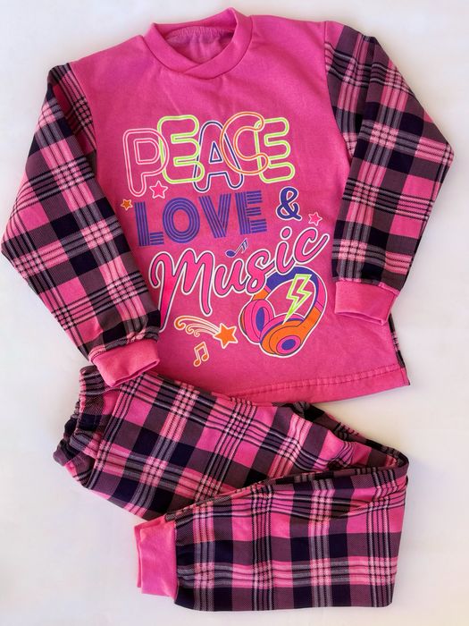 Тепла підліткова піжама для дівчинки