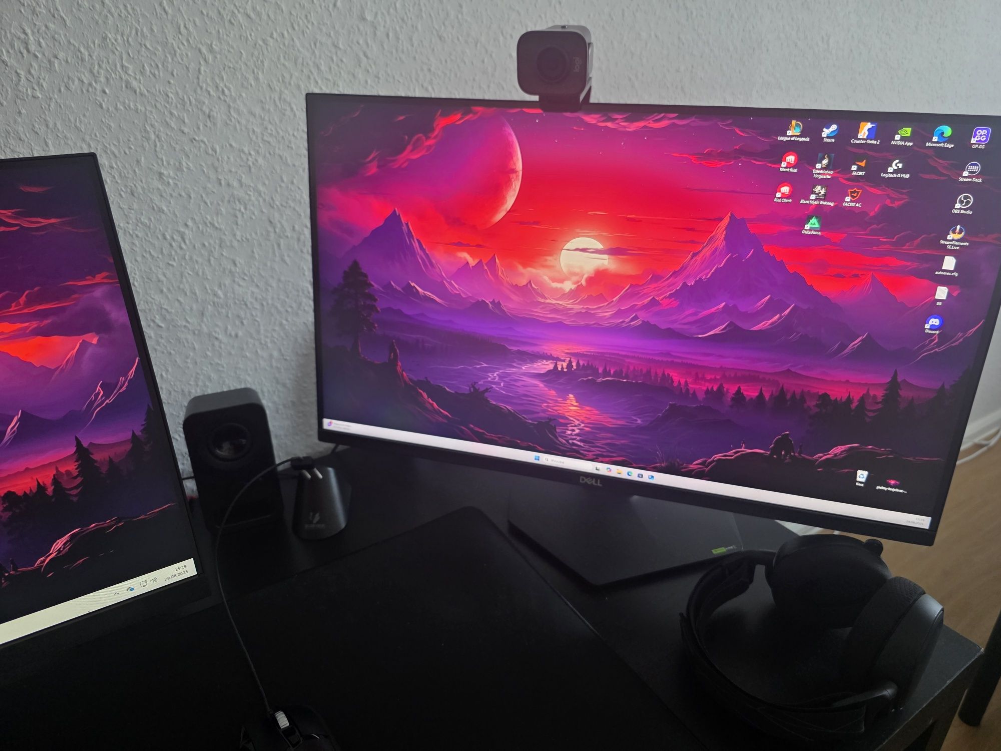 Zestaw GAMING/STREAM: RTX 4070Ti Super, 2 Monitory, Komputer, Akcesori