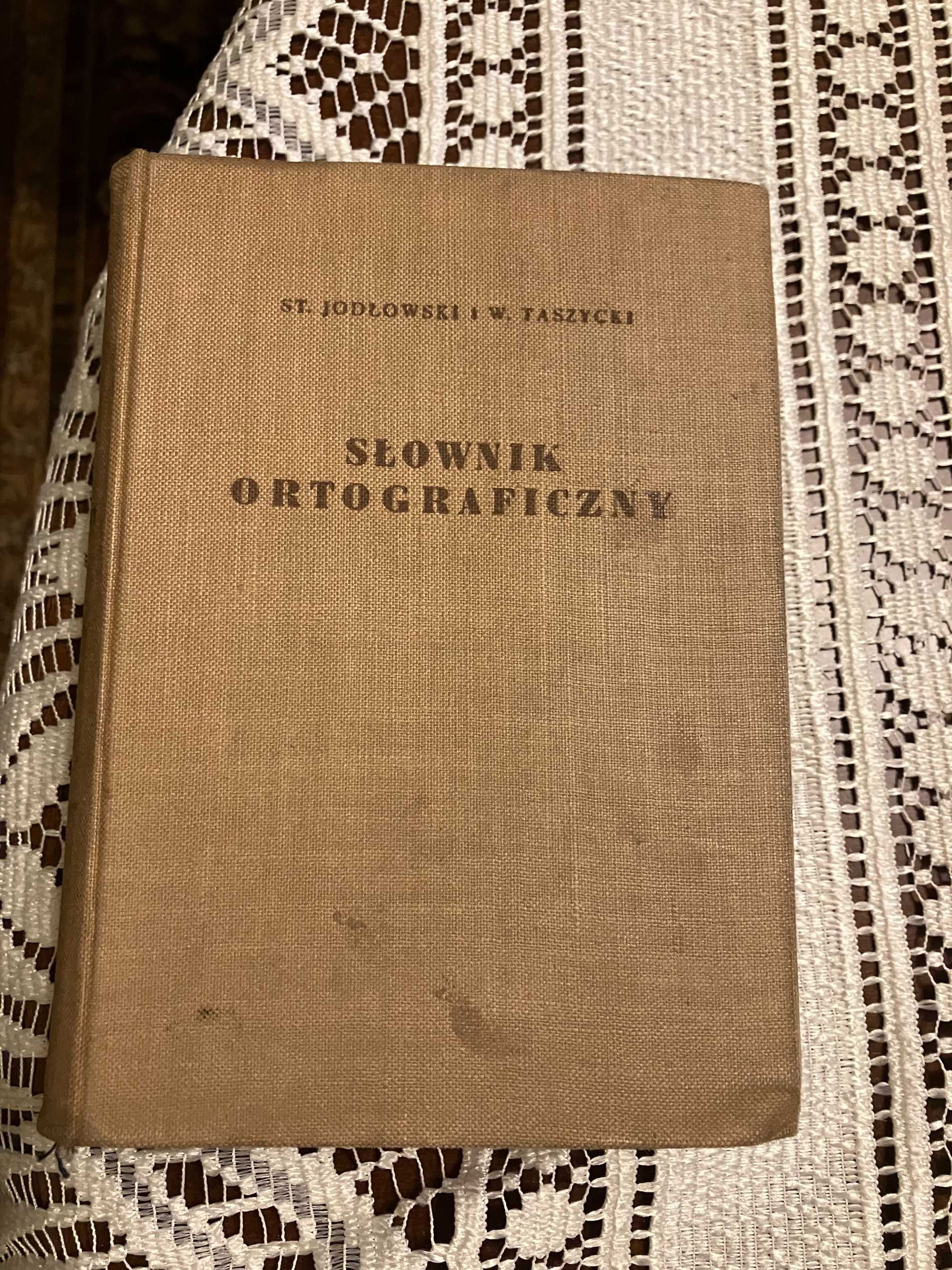 Słownik ortograficzny-Jodłowski, Taszycki-1955