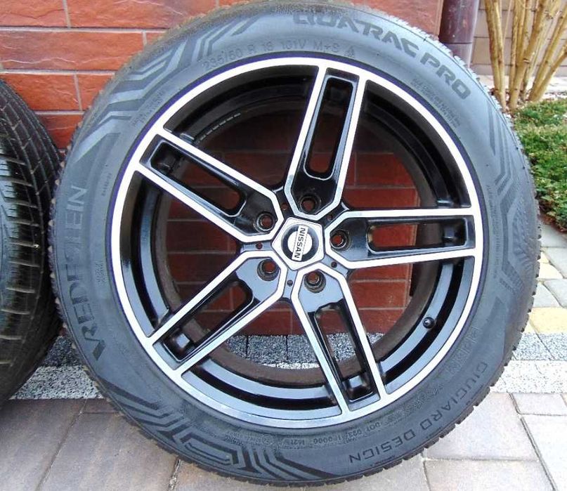 ALUMFELGI 18"5x114,3+ OPONY CAŁOROCZNE ,Nissan Qashqai,Renault,Toyota