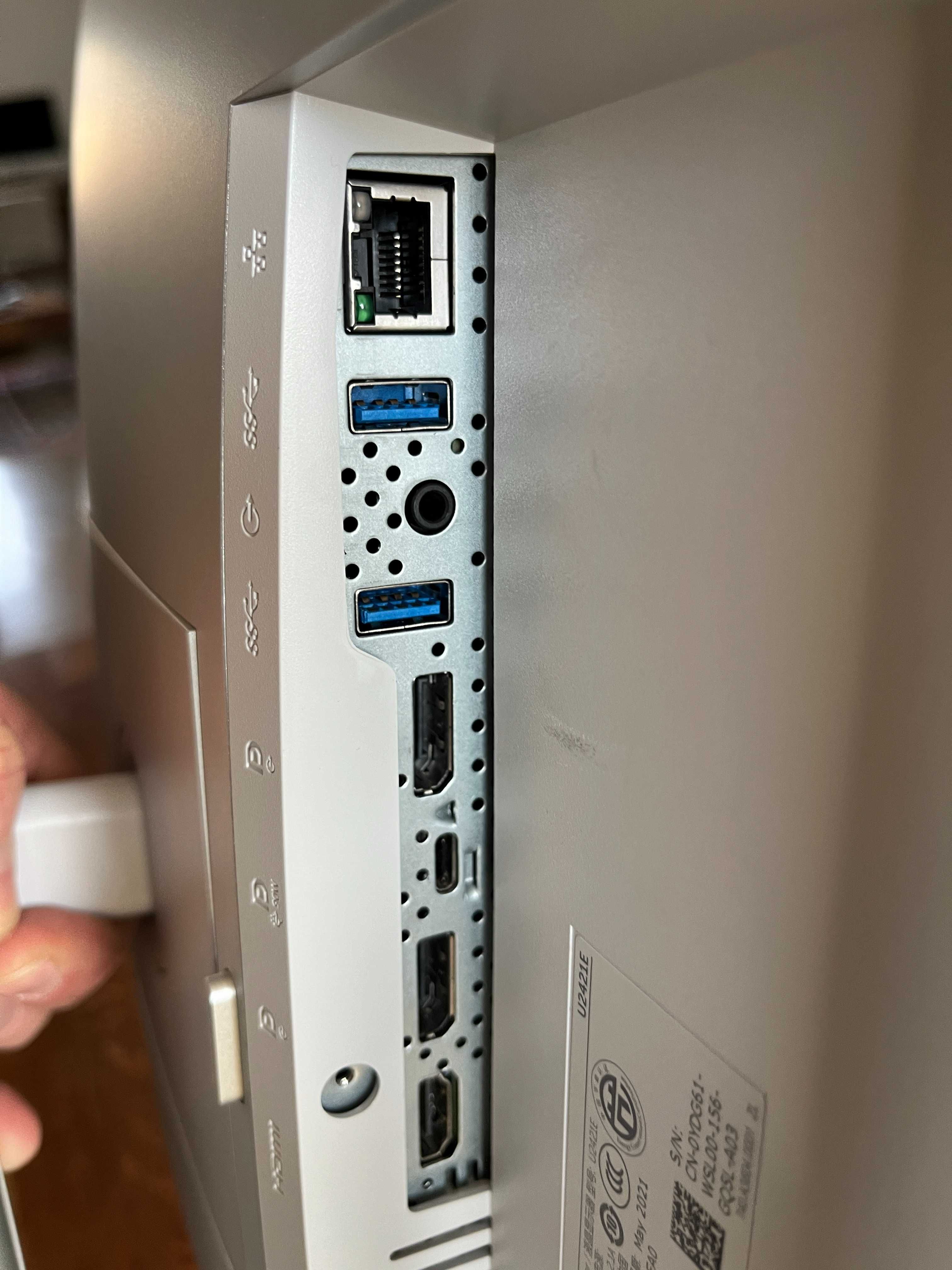 DELL LED IPS 24' U2421E 1920X1200 RJ45 USB C DOKOWANIE Klasa A FV23%