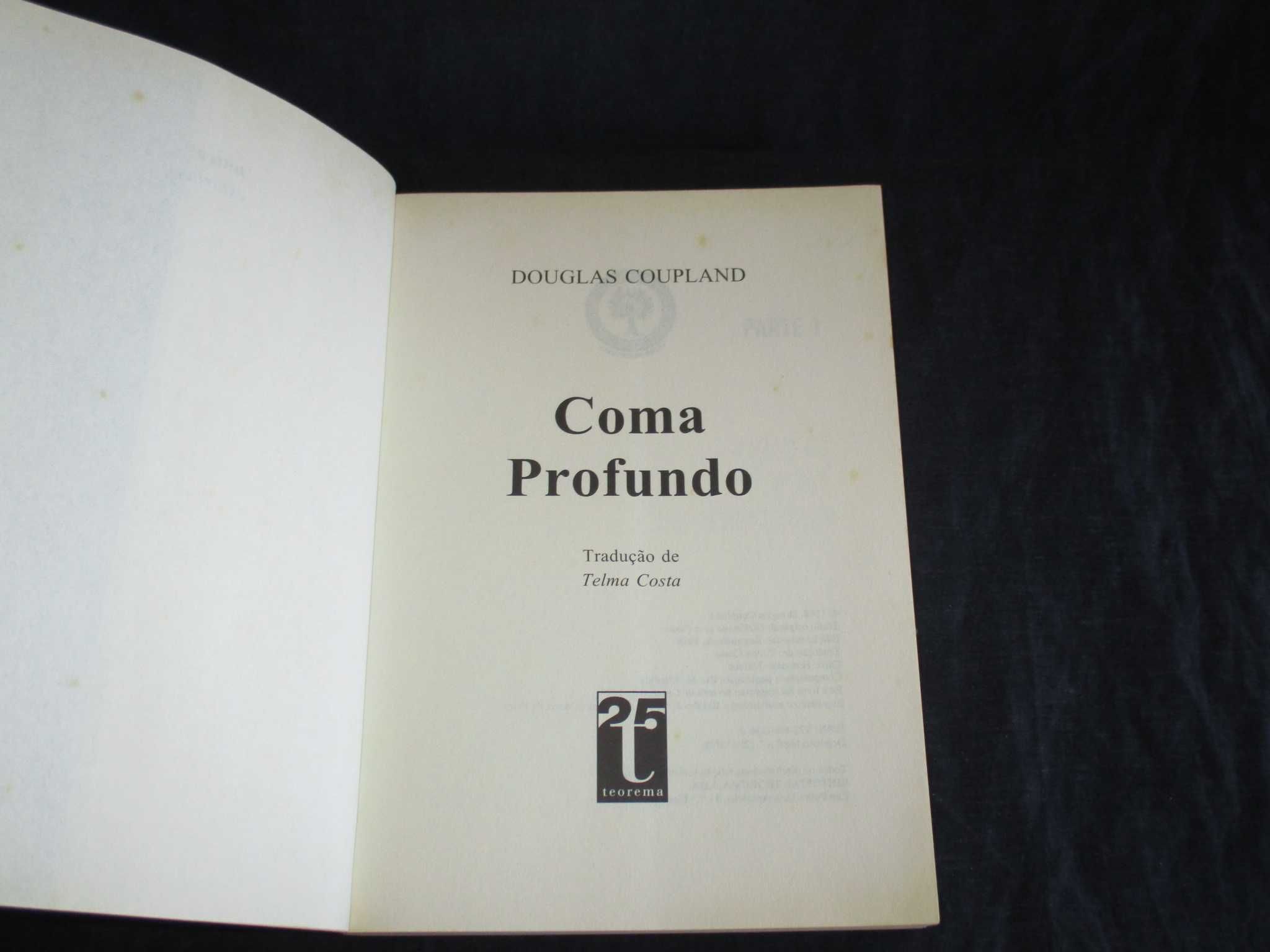 Livro Coma Profundo Douglas Coupland