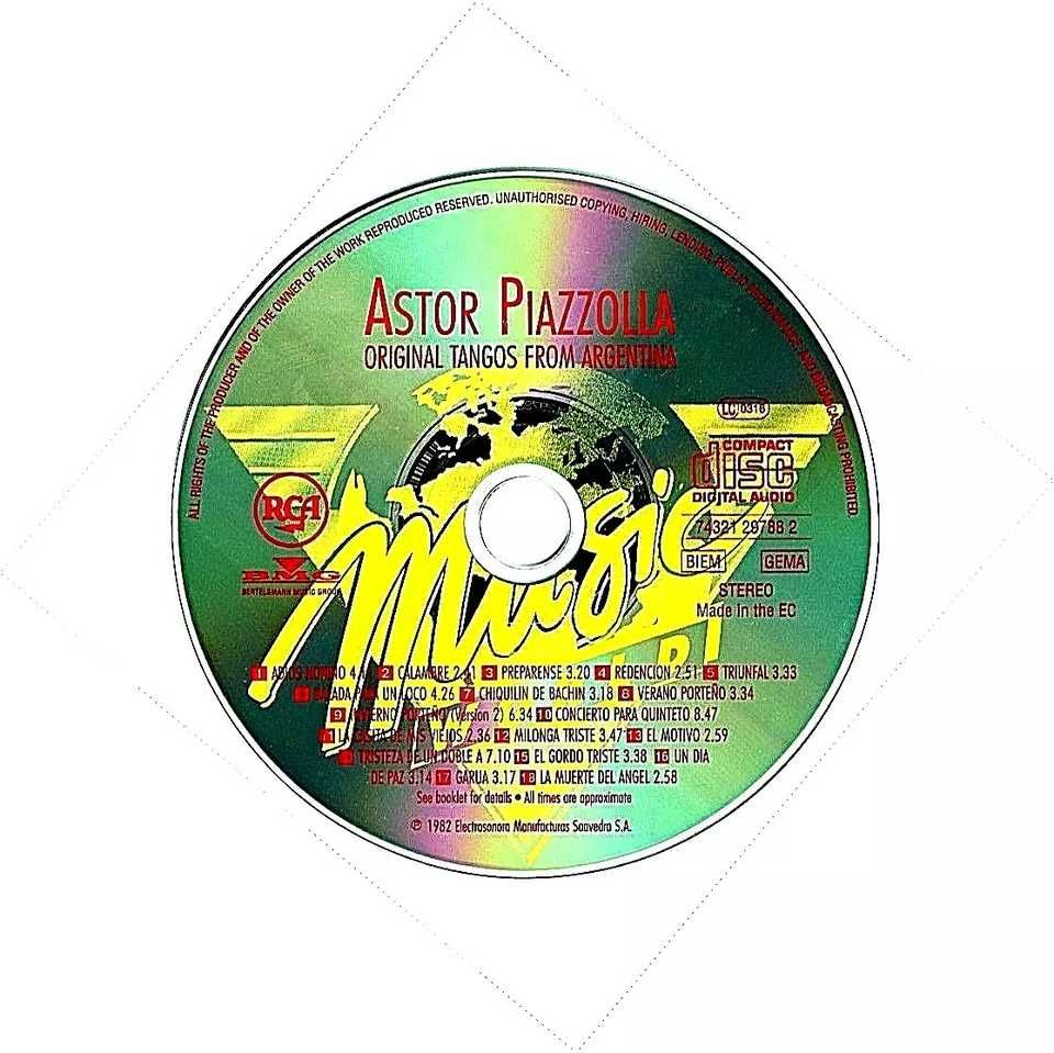Astor Piazzolla/Original Tangos from Argentina - CD - 1982