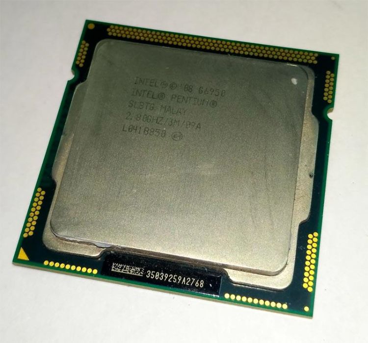 Процессор intel pentium G6960 s1156 2.933 GHz/G840 s1155 2.8 GHz